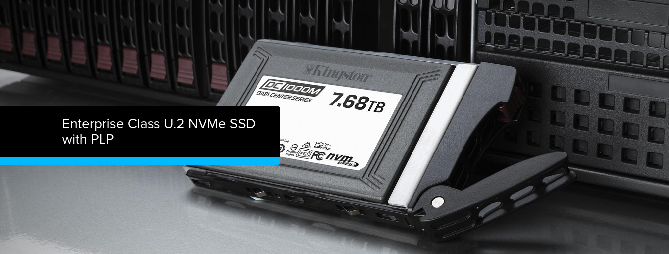 Kingston lança SSD NVMe empresarial de 960 GB a 7.6 TB