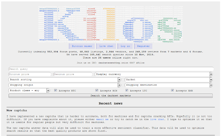 Conheça Kilos, o 'Google of the Dark Web'