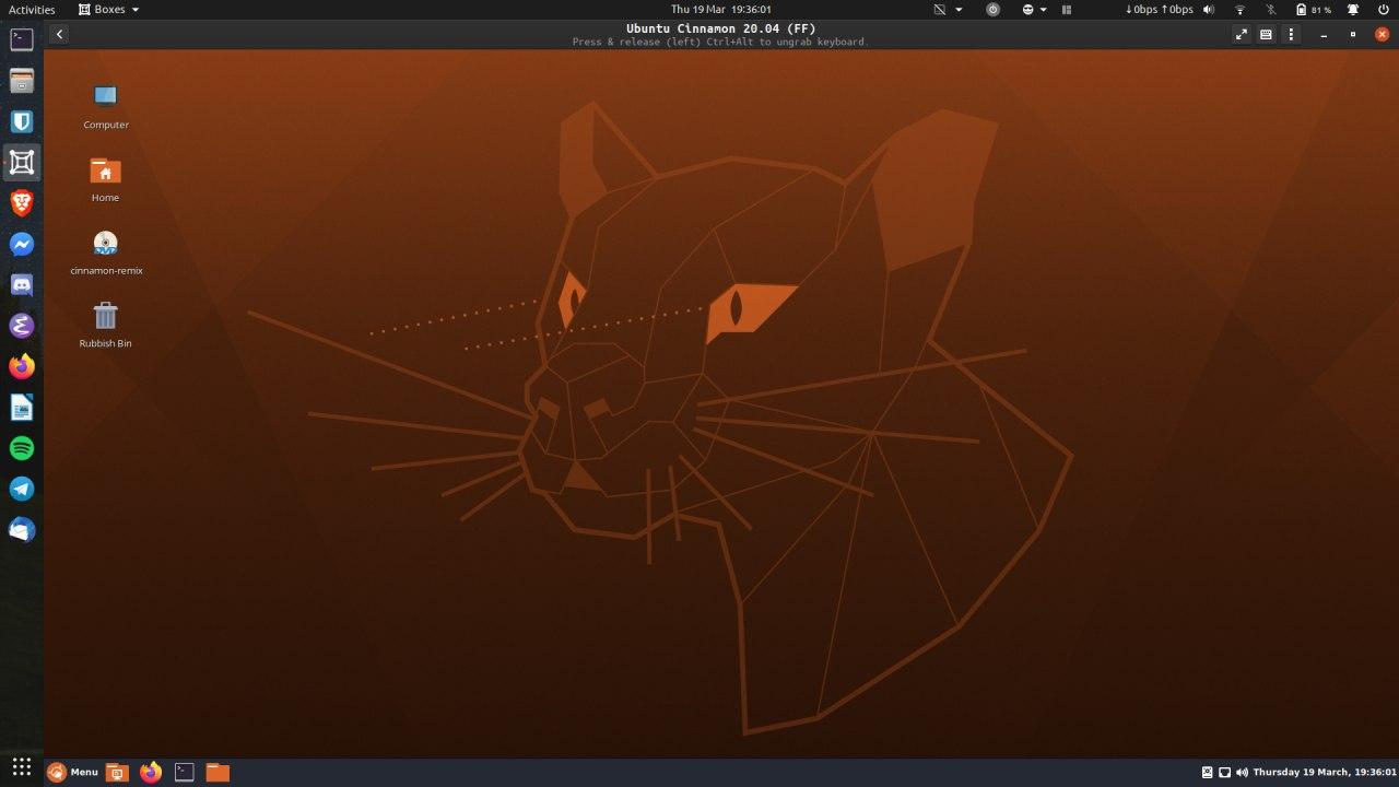 Distribuição Ubuntu Cinnamon Remix 20.04 está quase pronta