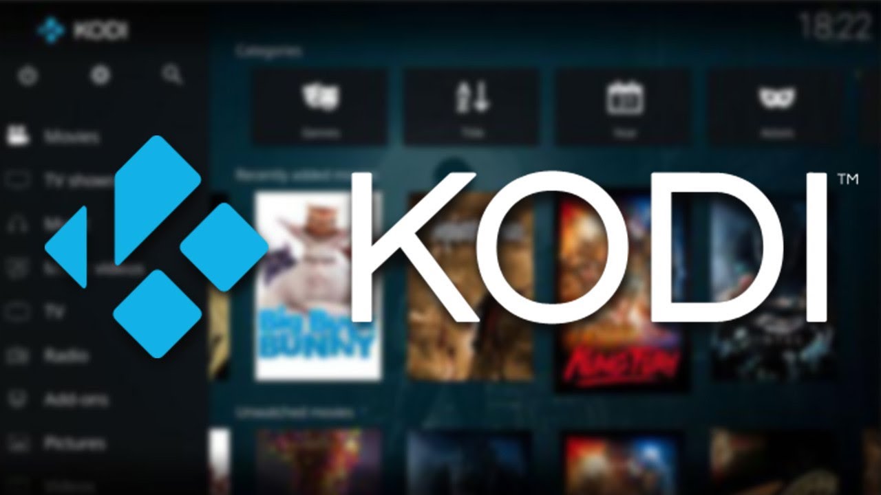 Kodi 19 beta tem complementos do Python 3 e decodificação de software AV1