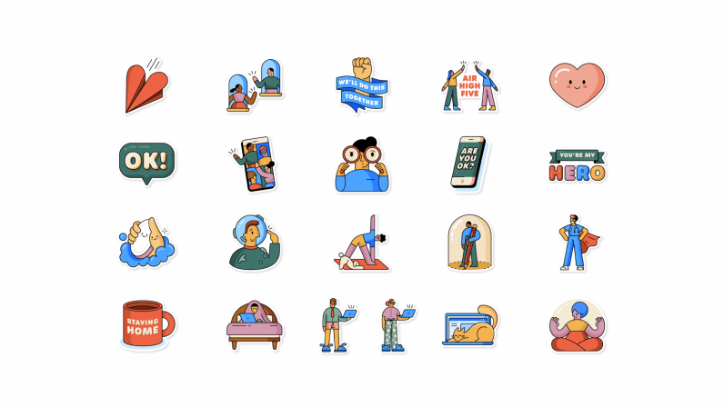 WhatsApp se une à OMS para lançar 21 novas figurinhas sobre a vida em quarentena