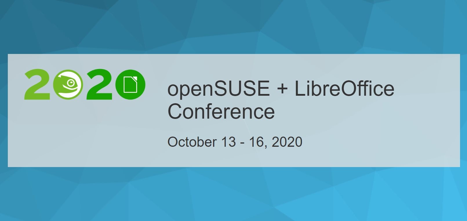 Conferência openSUSE e LibreOffice ainda ativa. GUADEC 2020 será on-line