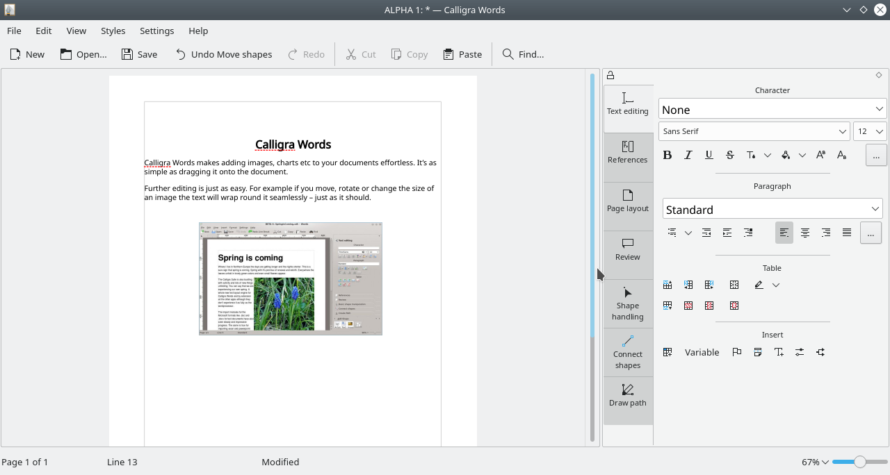 Calligra 3.2 Office Suite chega com melhor interoperabilidade do LibreOffice
