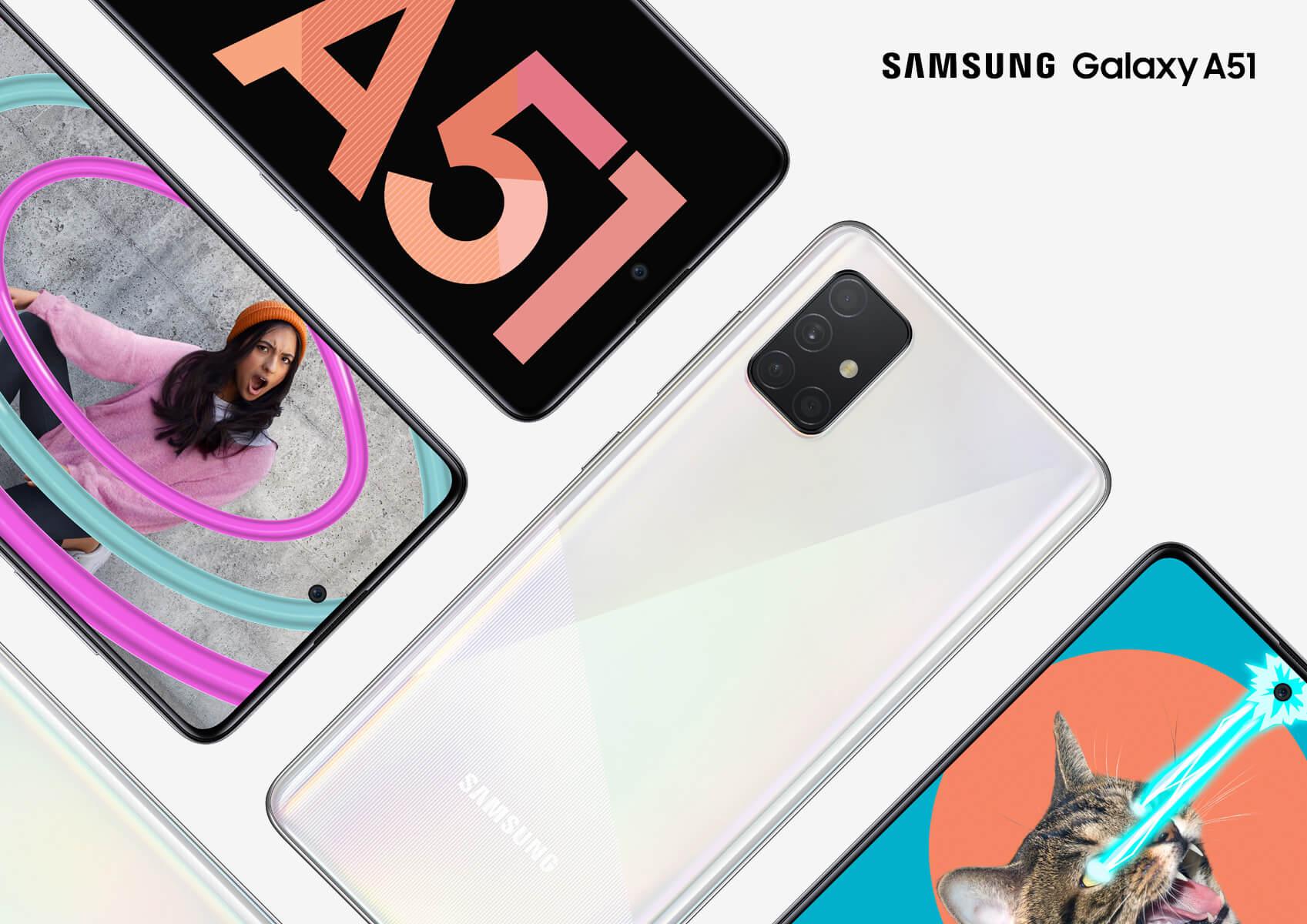 Samsung lança Galaxy A51 em mais duas cores: Azul e branco