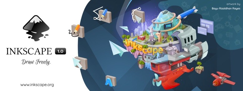 Inkscape 1.0 lançado após três anos em produção