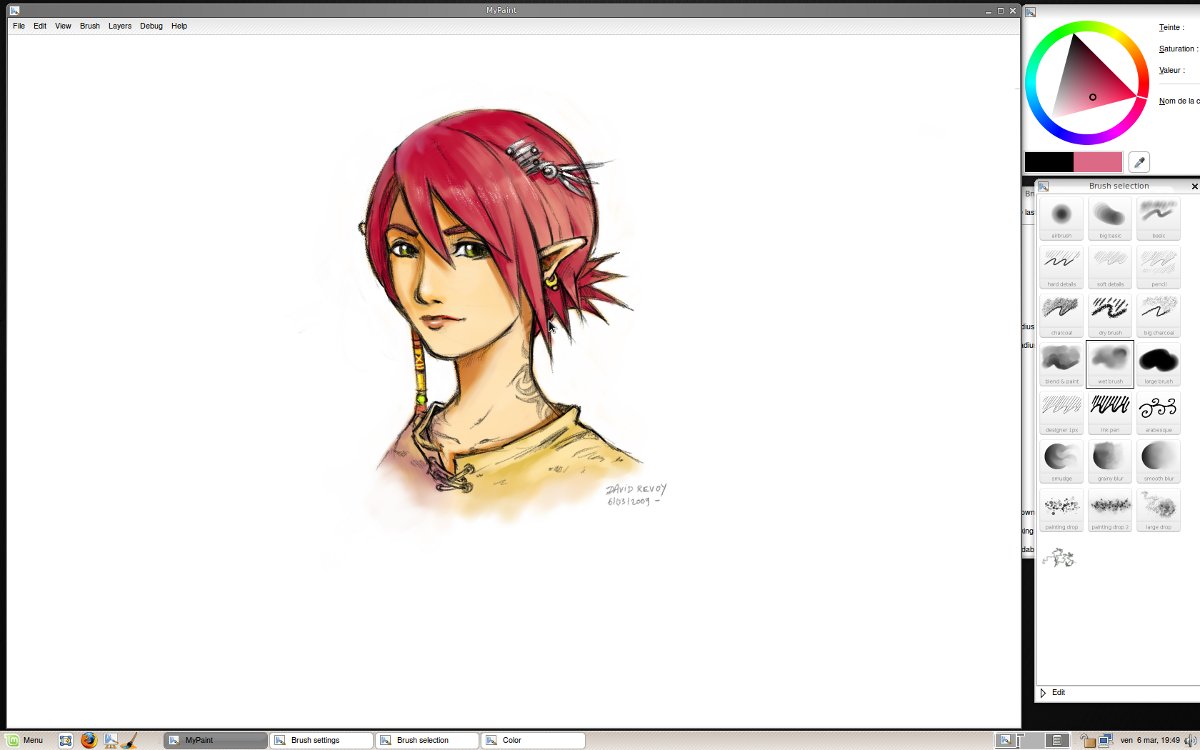 Programa de desenho MyPaint ganha versão 2.0.1