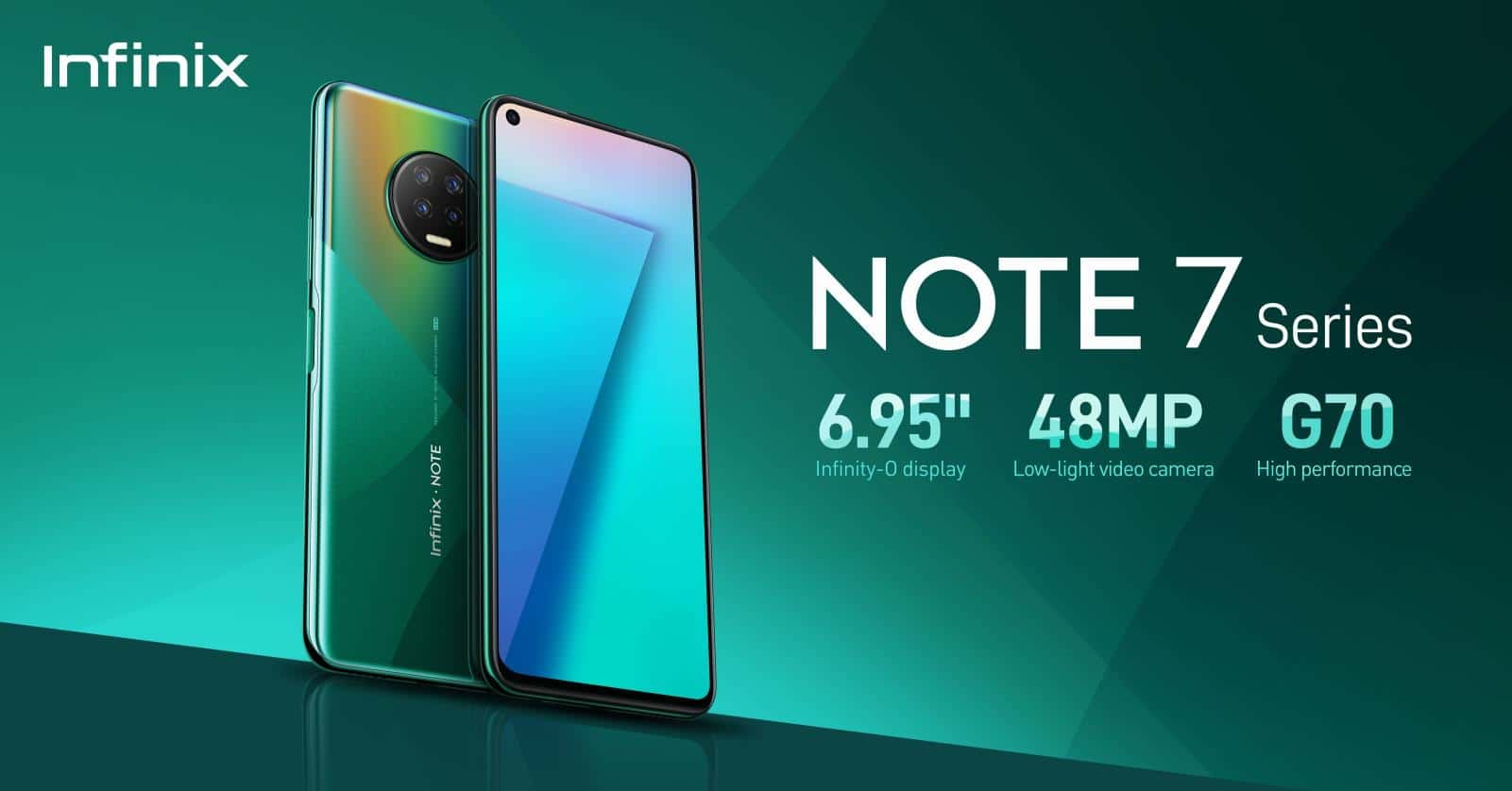 Infinix lança smartphone Note 7 com recursos poderosos