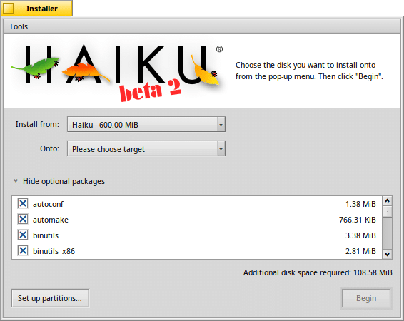 Haiku OS R1 lança segunda versão beta