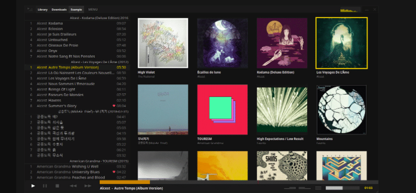 Tauon Music Box 6.0 lançado com novo seletor de temas