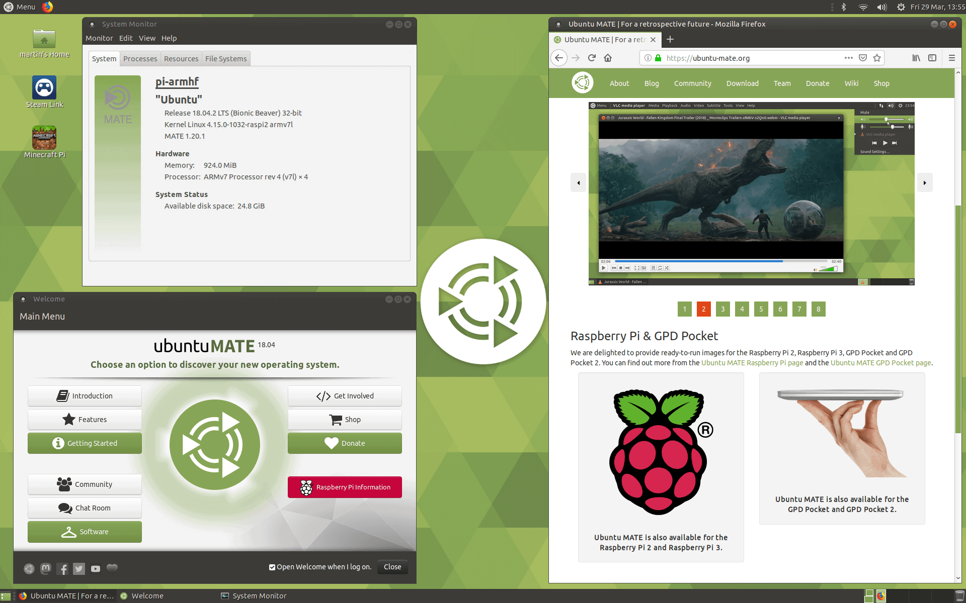 Ubuntu MATE 20.04.1 para Raspberry Pi lança segundo beta
