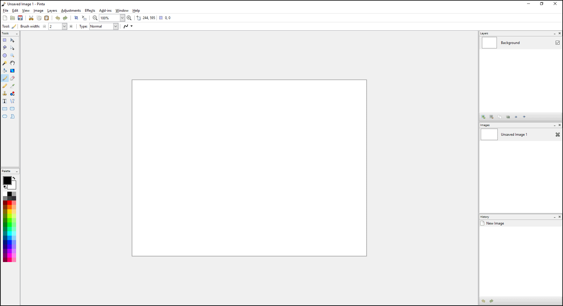Software de edição de imagem Pinta recebeu nova versão após 5 anos