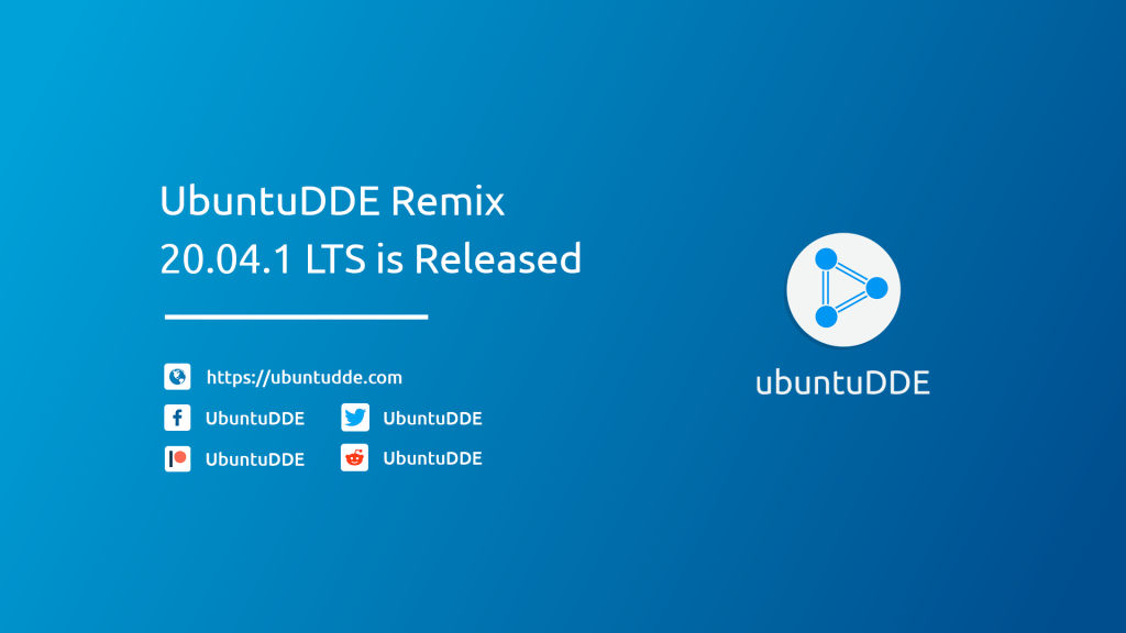 UbuntuDDE (Deepin) Remix 20.04.1 lançado