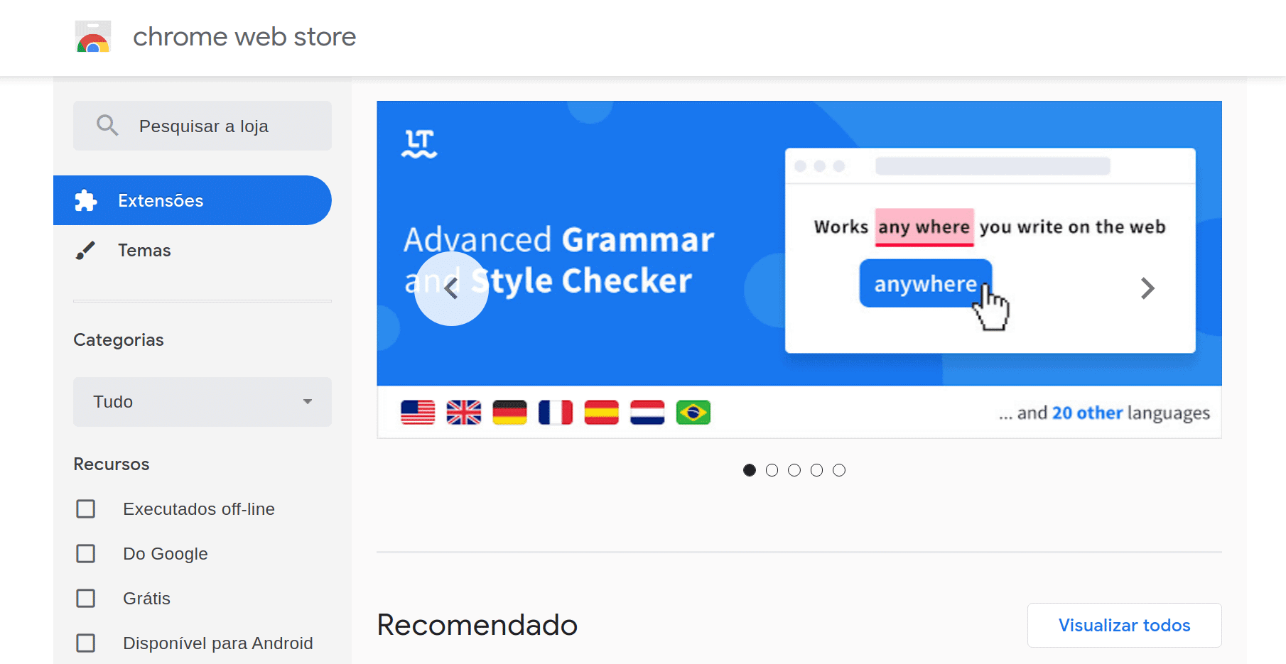 Google descontinuará extensões pagas do Chrome