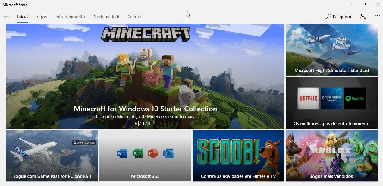 Gerenciador de pacotes do Windows 10 agora pode instalar aplicativos da Microsoft Store
