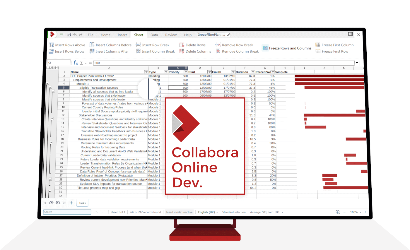 Collabora Online Development Edition versão 6.4 tem novo visual