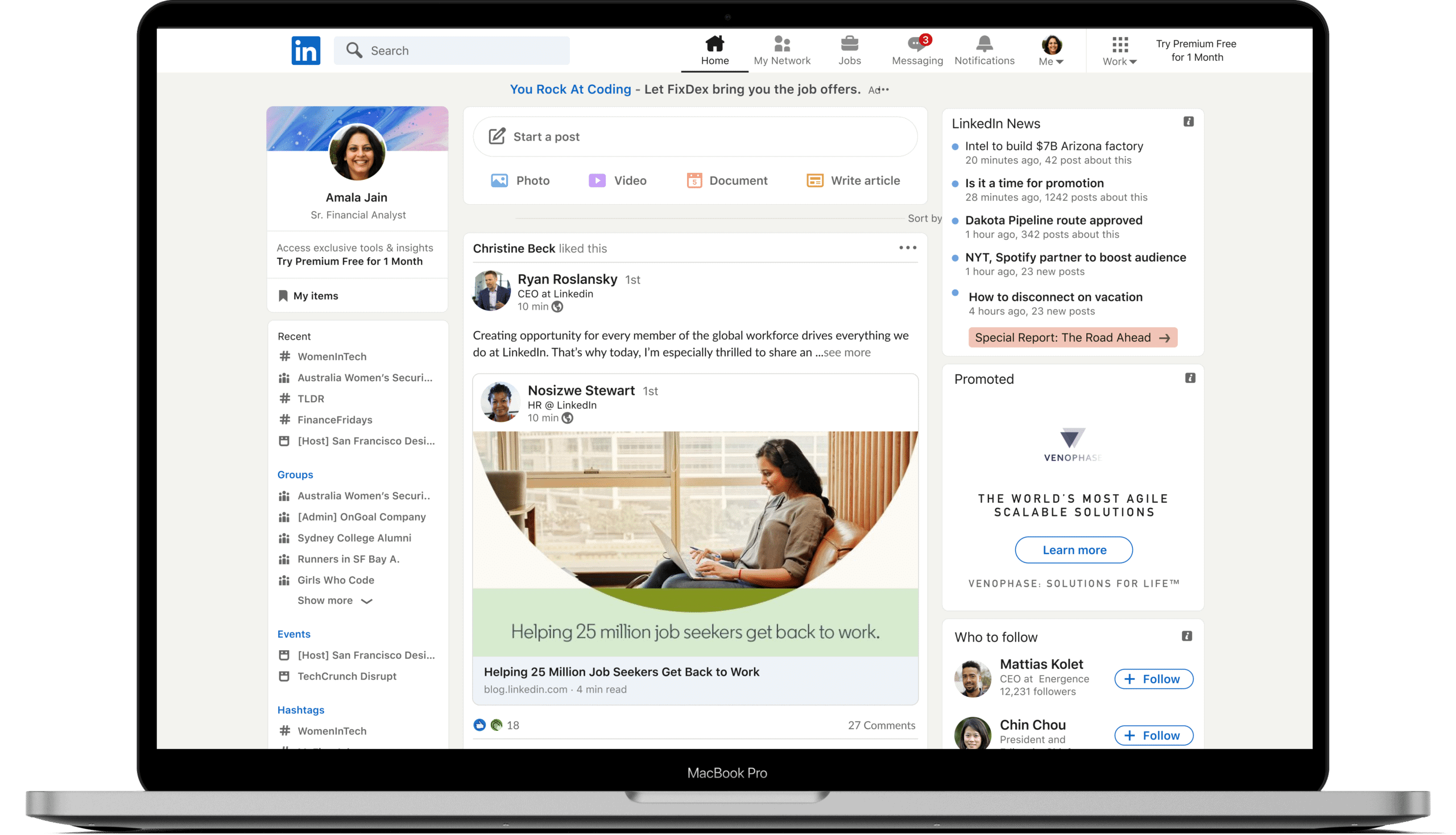 LinkedIn ganha redesign para tornar-se mais simples, intuitiva e acessível