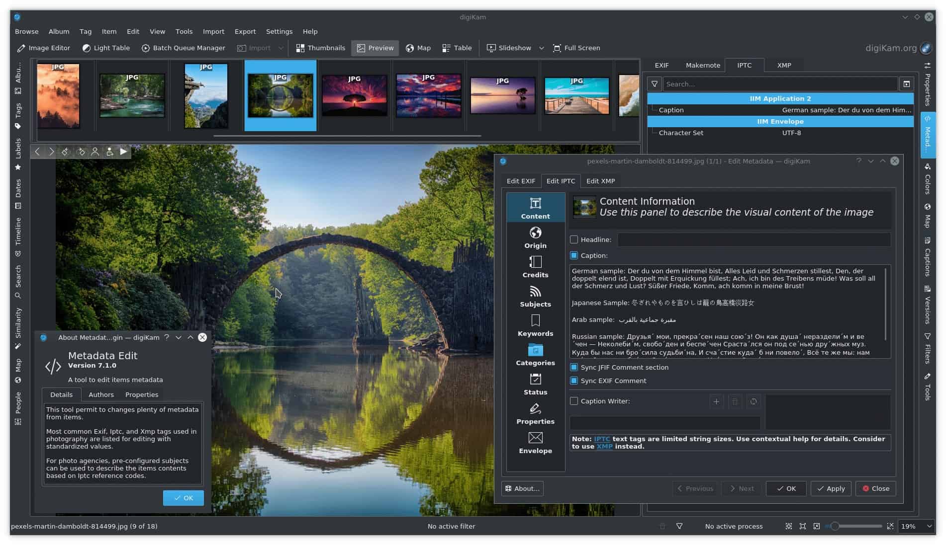 Lançamento do digiKam 7.1 traz novos suportes e melhorias
