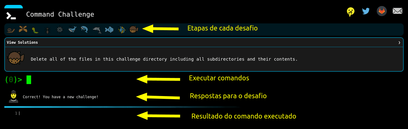 Command Challenge – Aprendendo na prática comandos do shell