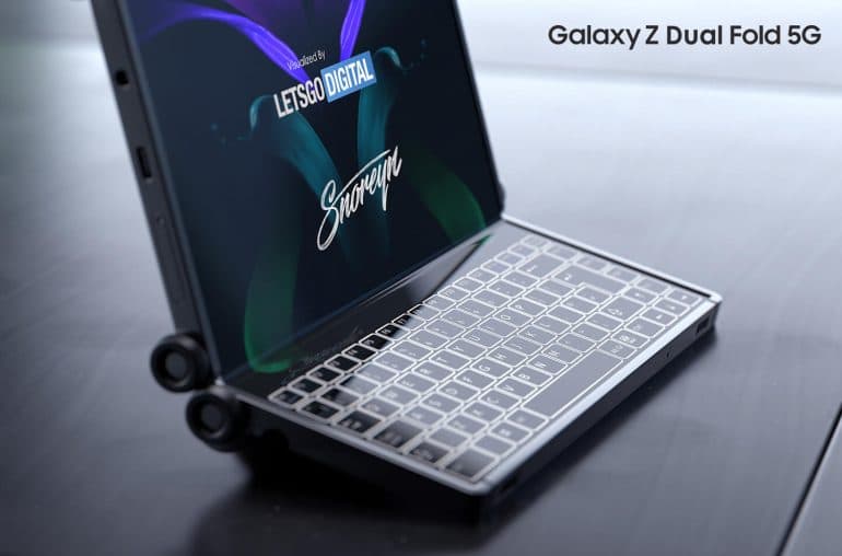 Samsung explora um design de telefone dobrável semelhante à Xiaomi