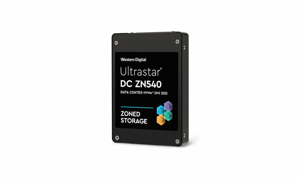 Western Digital revela o primeiro SSD ZNS do mundo: Ultrastar DC ZN540