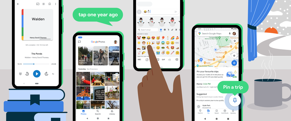 Google está lançando atualizações para vários aplicativos Android