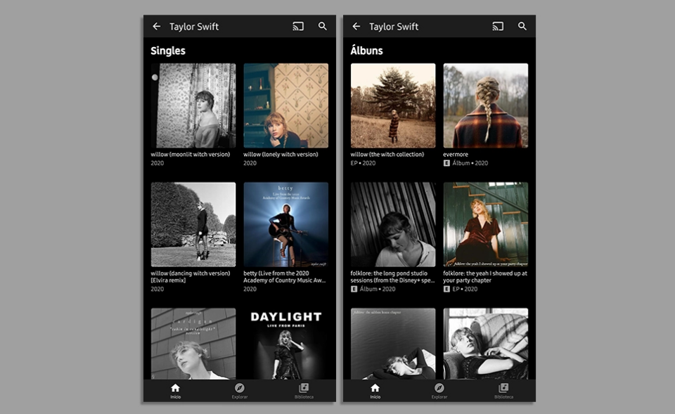 youtube-music-esta-testando-layout-de-grade-para-singles-e-albuns-de-artistas