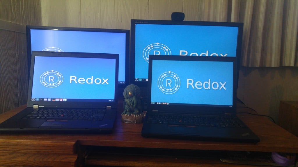 Redox OS 0.8 lançado com suporte i686, áudio e funcionamento em vários monitores