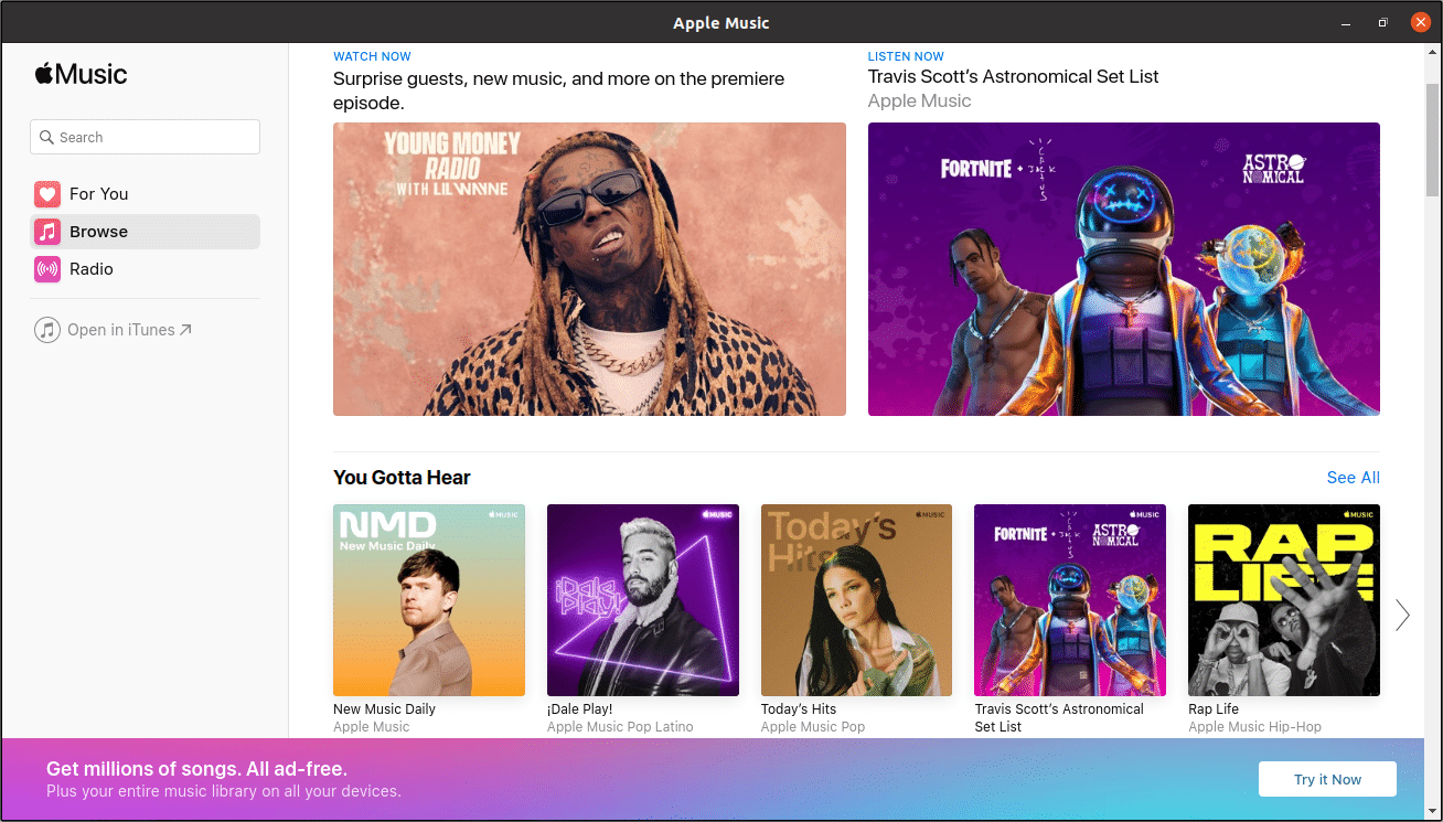 como-instalar-o-apple-music-uma-plataforma-de-streaming-no-ubuntu-linux-mint-fedora-debian