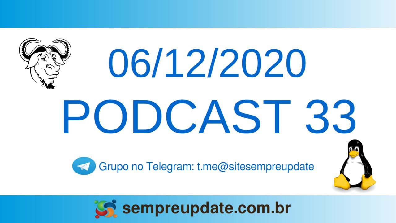 Podcast 33: Veja a série de tutoriais e informações da semana