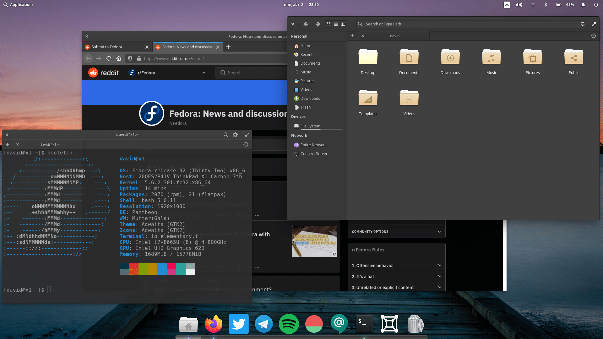 Pantheon DE poderá ser mais um spin no Fedora