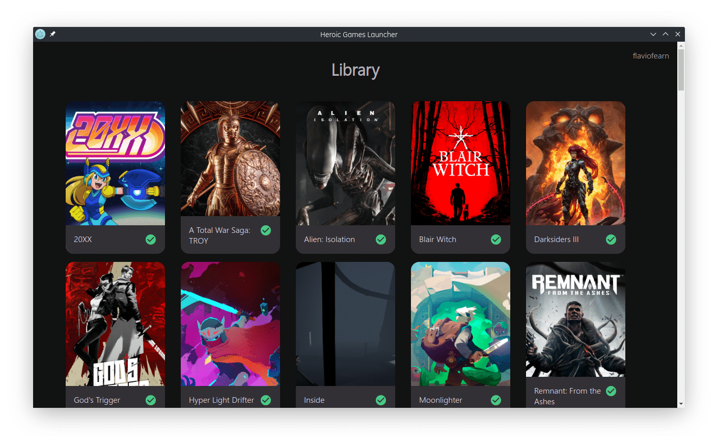 Um lançador não oficial da Epic Games Store para Linux