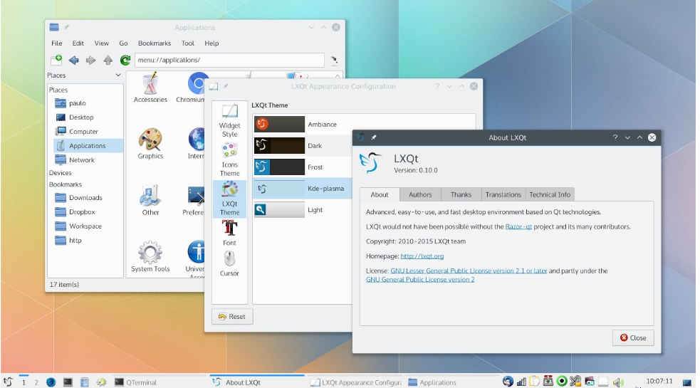 Fedora 34 deve oferecer pacotes de desktop LXQt 0.16