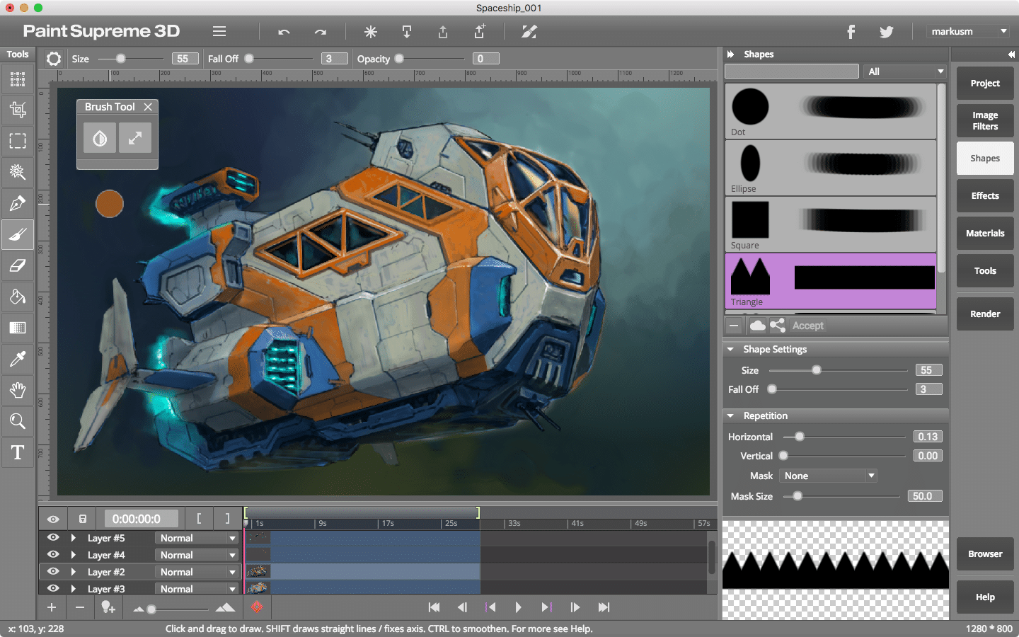 como-instalar-o-paintsupreme-3d-um-programa-de-pintura-3d-no-ubuntu-linux-mint-fedora-debian