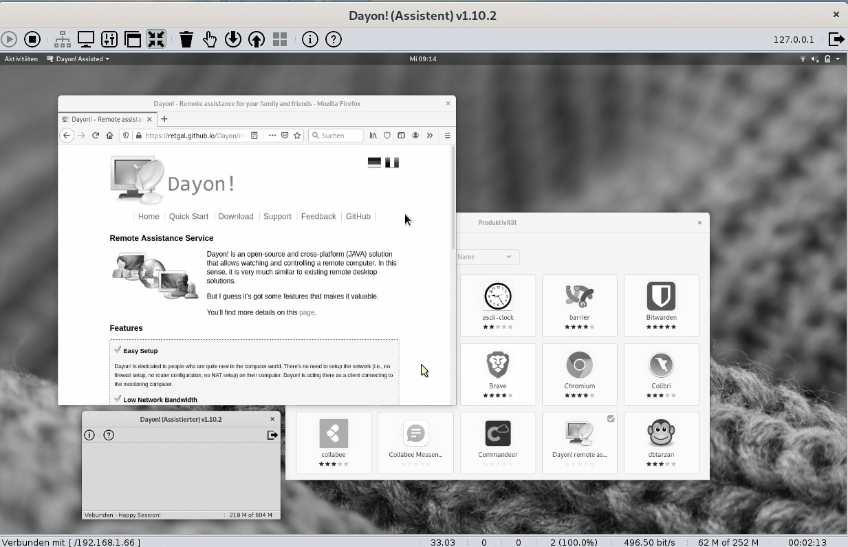 como-instalar-o-dayon-uma-plataforma-para-acesso-remoto-no-ubuntu-linux-mint-fedora-debian
