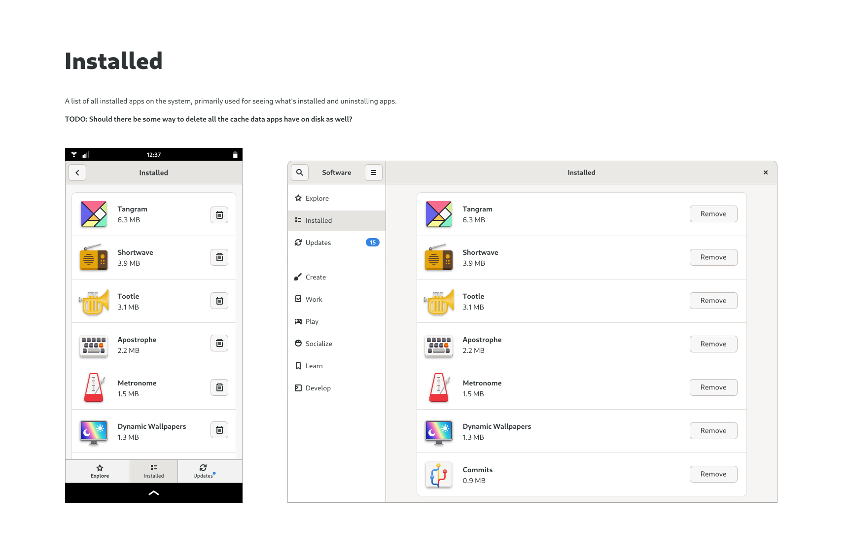 Uma GNOME Software redesenhada está em desenvolvimento