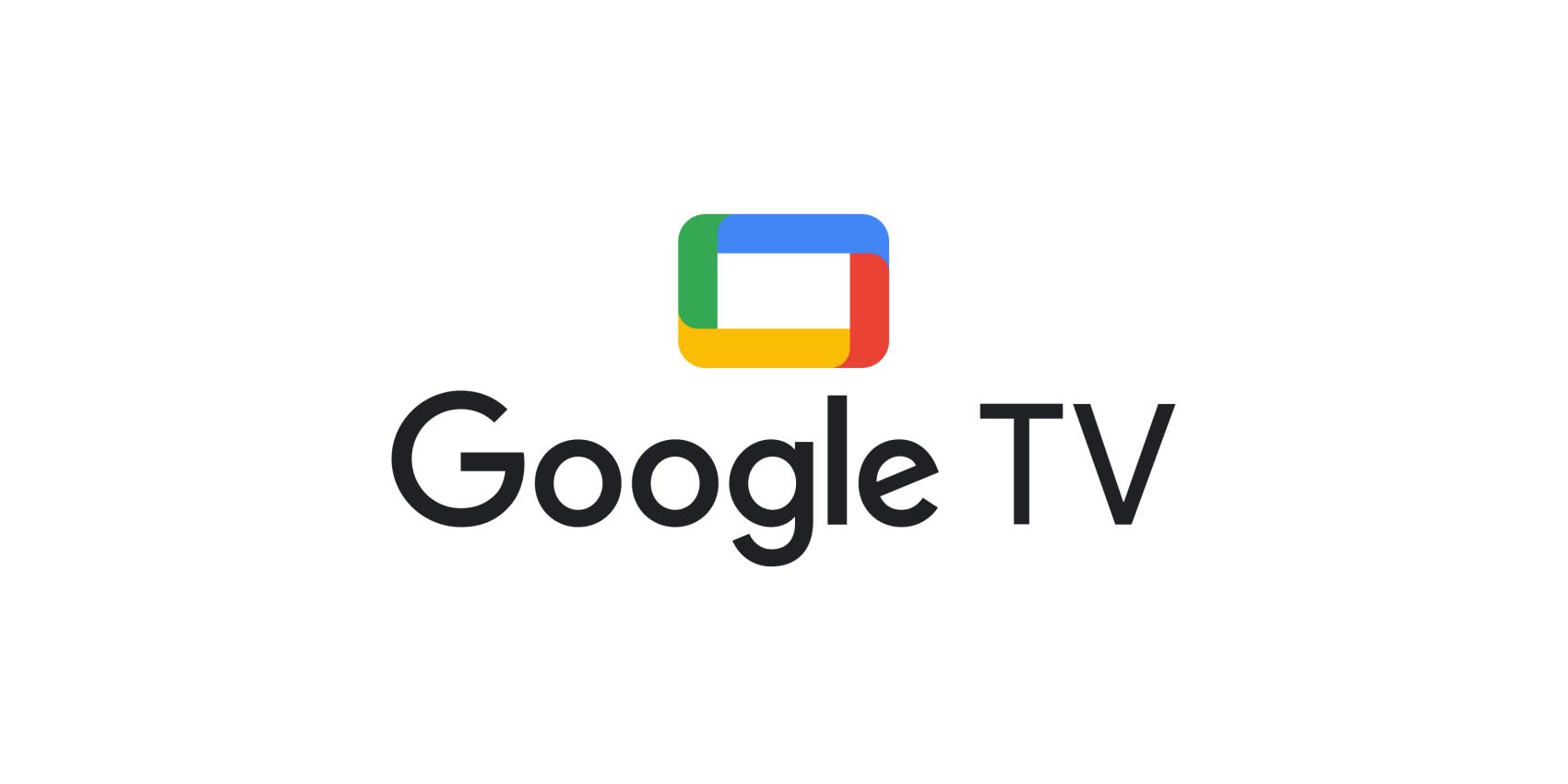 Imagem com a logomarca do Google TV