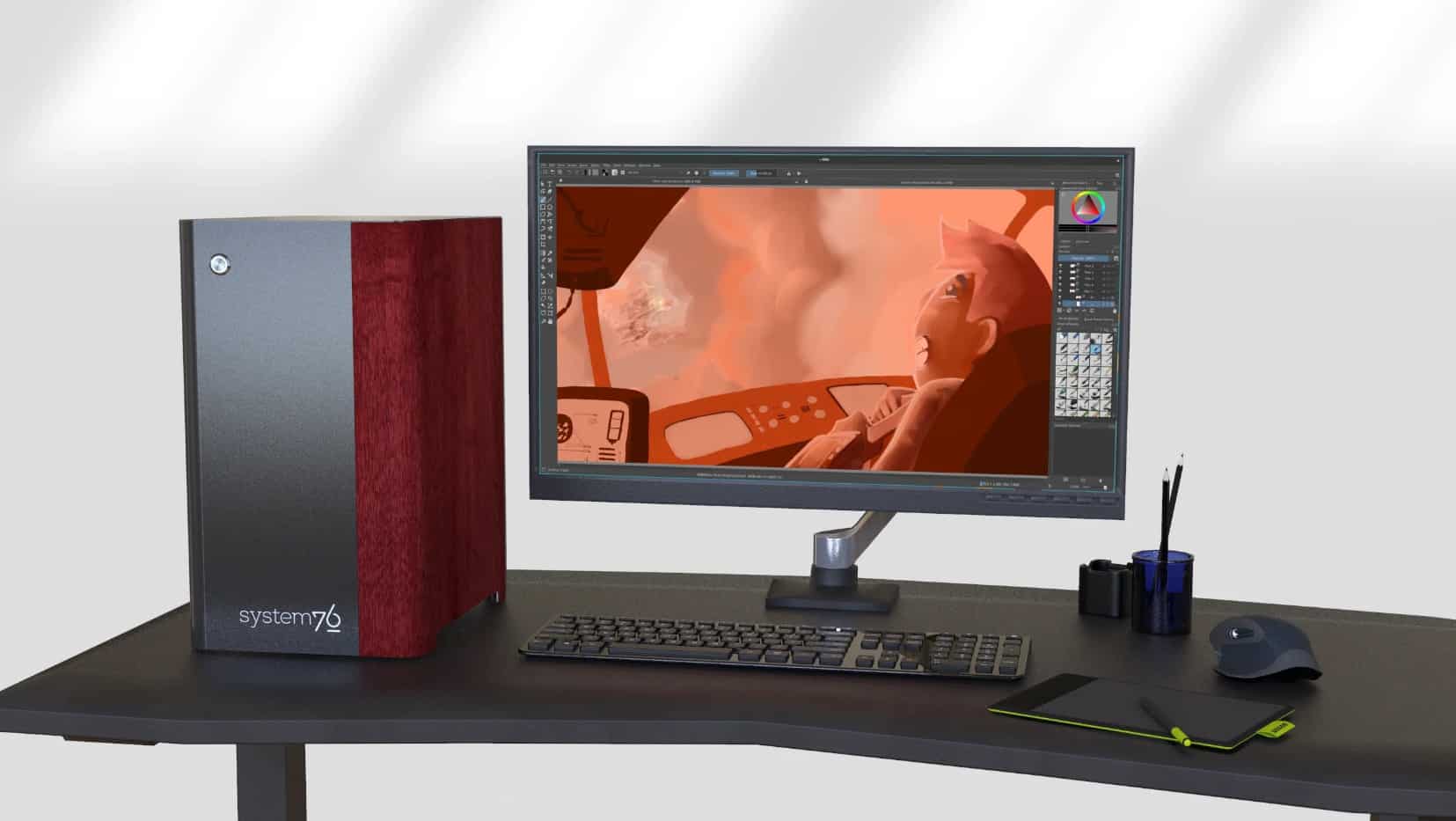 System76 lança Thelio Mira Linux PC com CPUs AMD Ryzen e NVIDIA Graphics