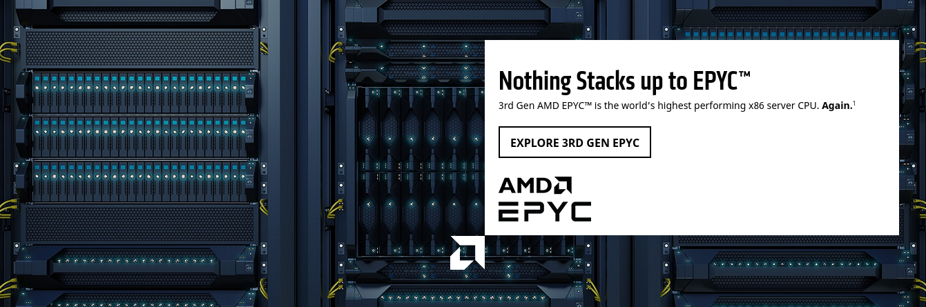 CPUs AMD EPYC série 7003 definem novo padrão de processadores para servidor de mais alto desempenho