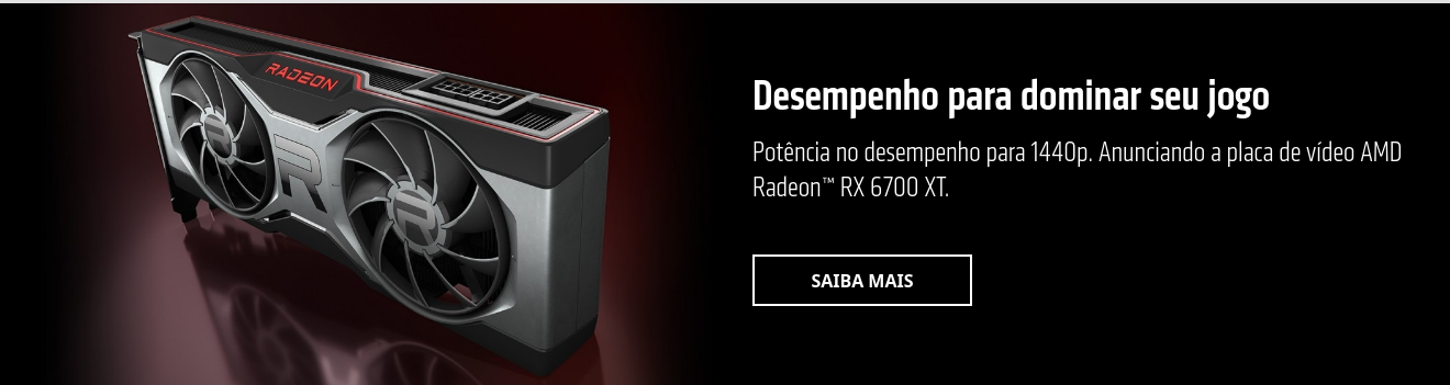 Placas gráficas AMD Radeon RX 6700 XT já estão disponíveis