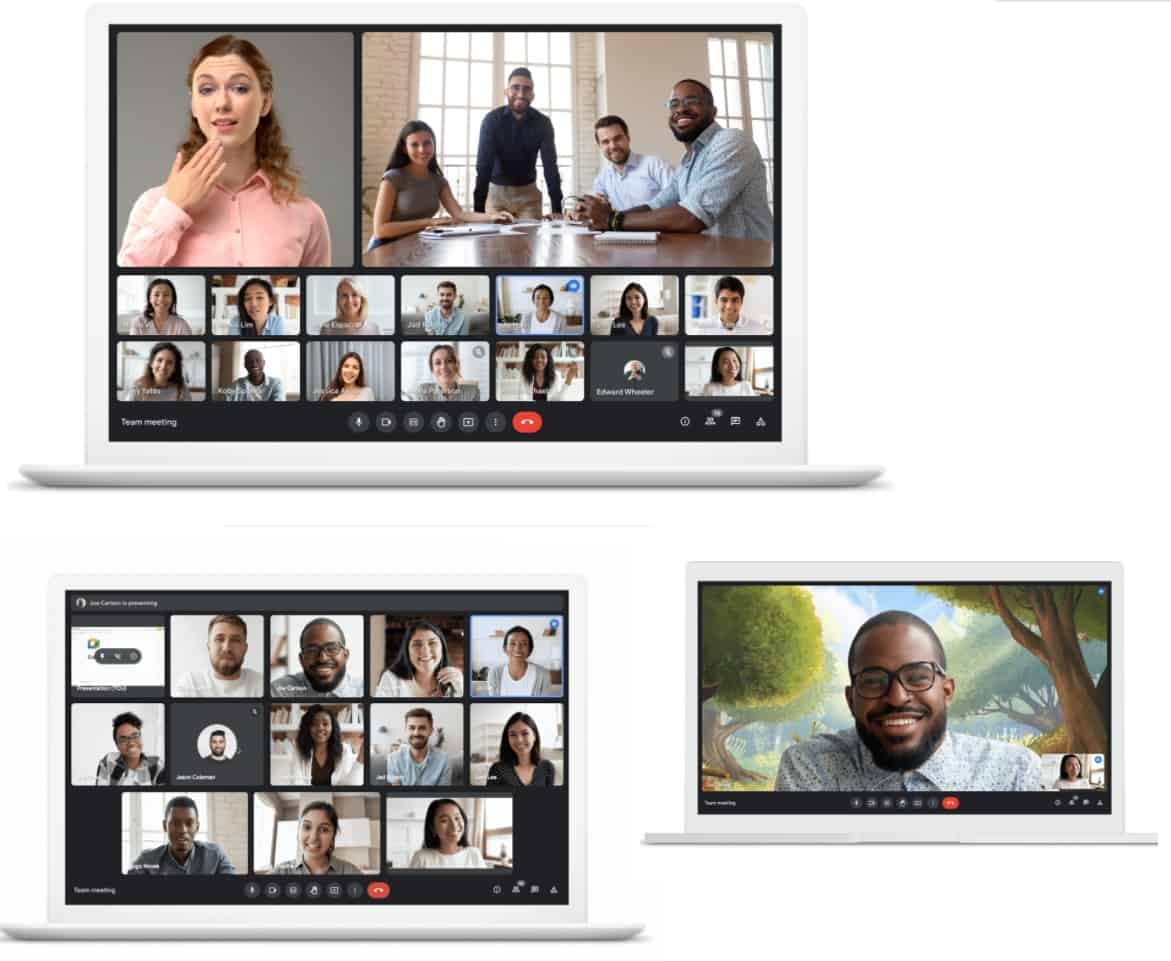 Google Workspace renova interface do Meet