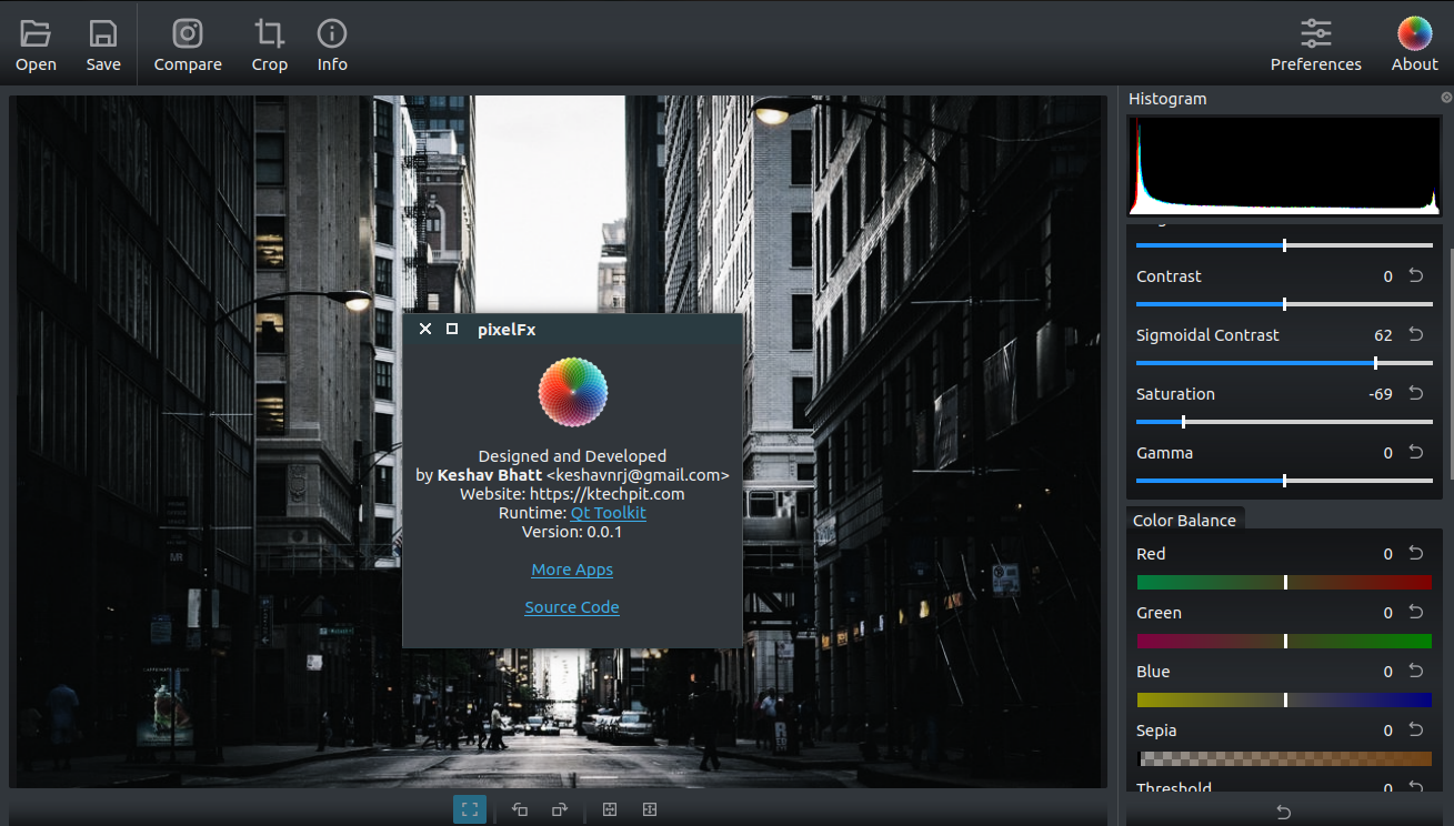 como-instalar-o-pixelfx---photo-editor-um-editor-de-imagem-rapido-no-ubuntu-linux-mint-fedora-debian