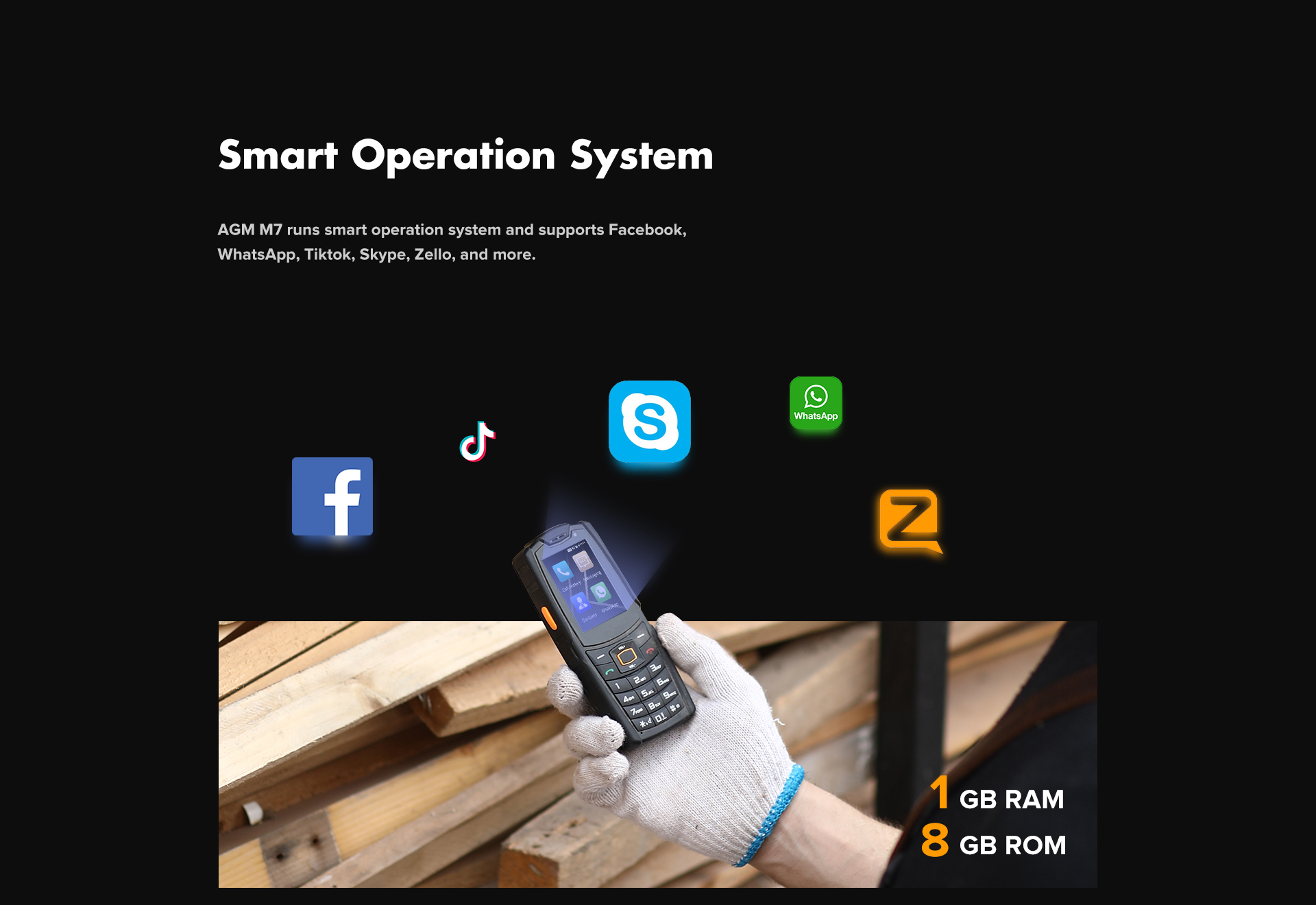 Conheça o smartphone AGM M7
