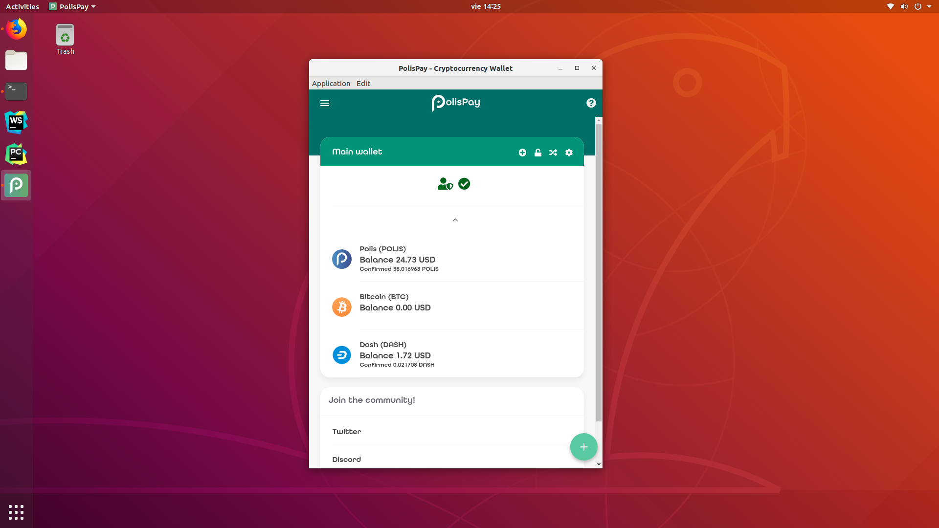 como-instalar-o-polispay-uma-carteira-de-criptomoeda-no-ubuntu-linux-mint-fedora-debian