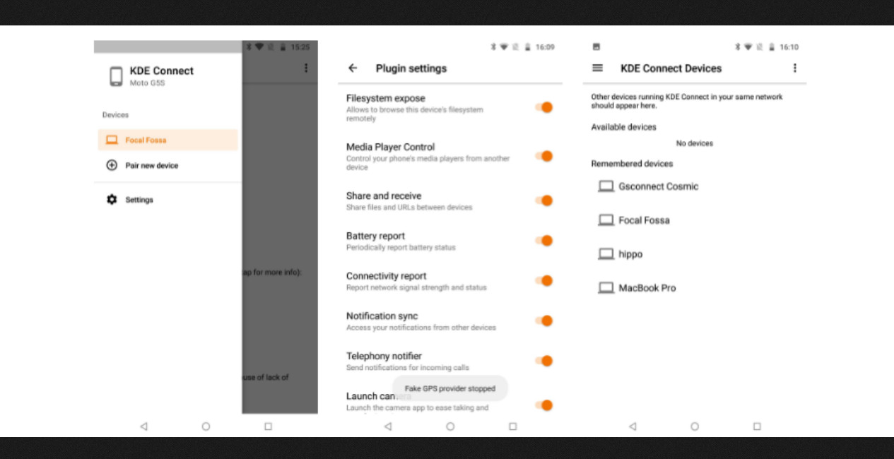 KDE Connect para Android passa por uma mini transformação