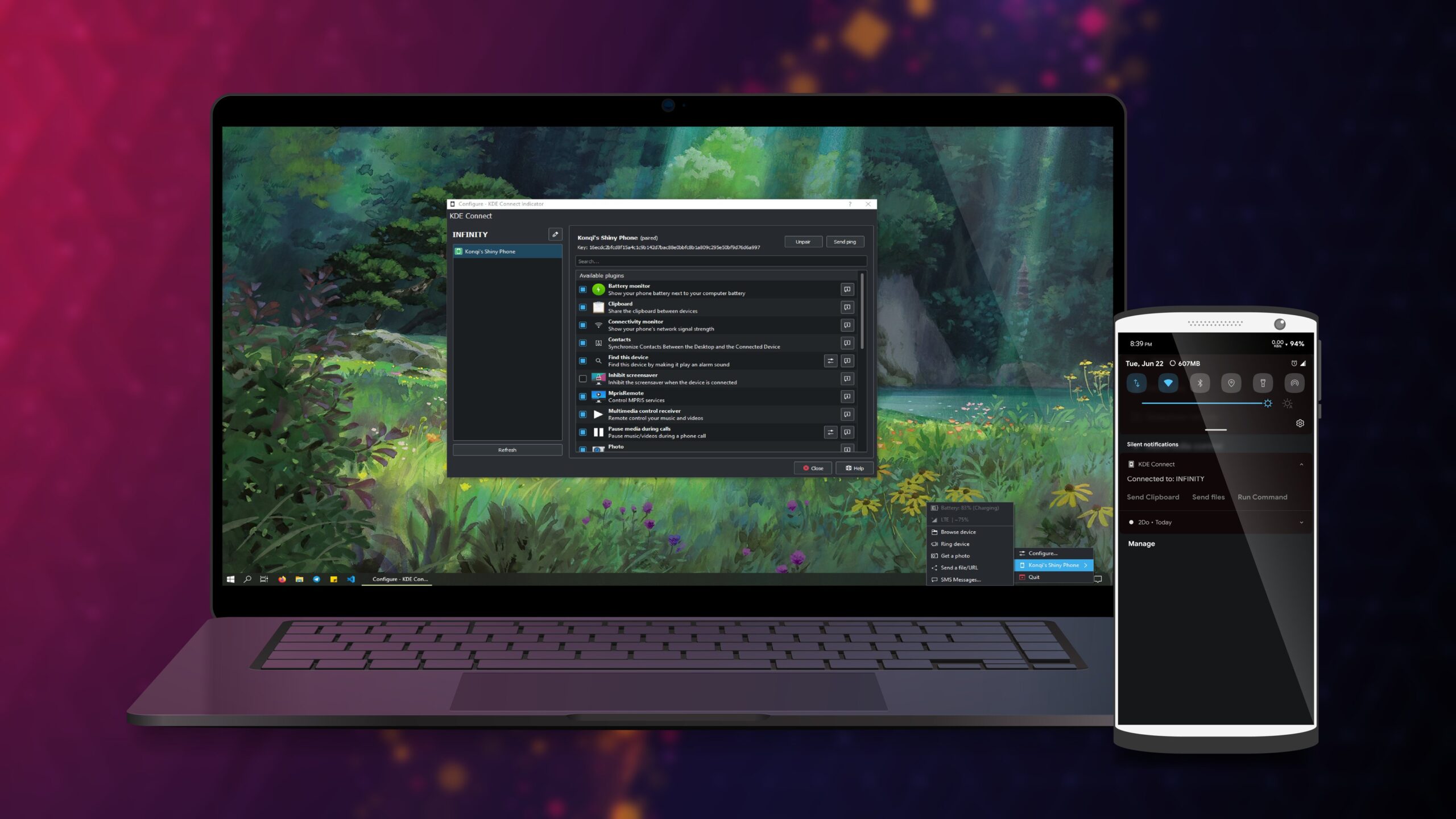 KDE Connect ganha versão oficial para Windows