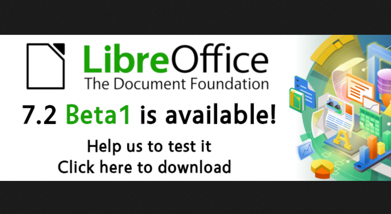 LibreOffice 7.2 Beta chega com HUD pop-up de comando e melhor desempenho