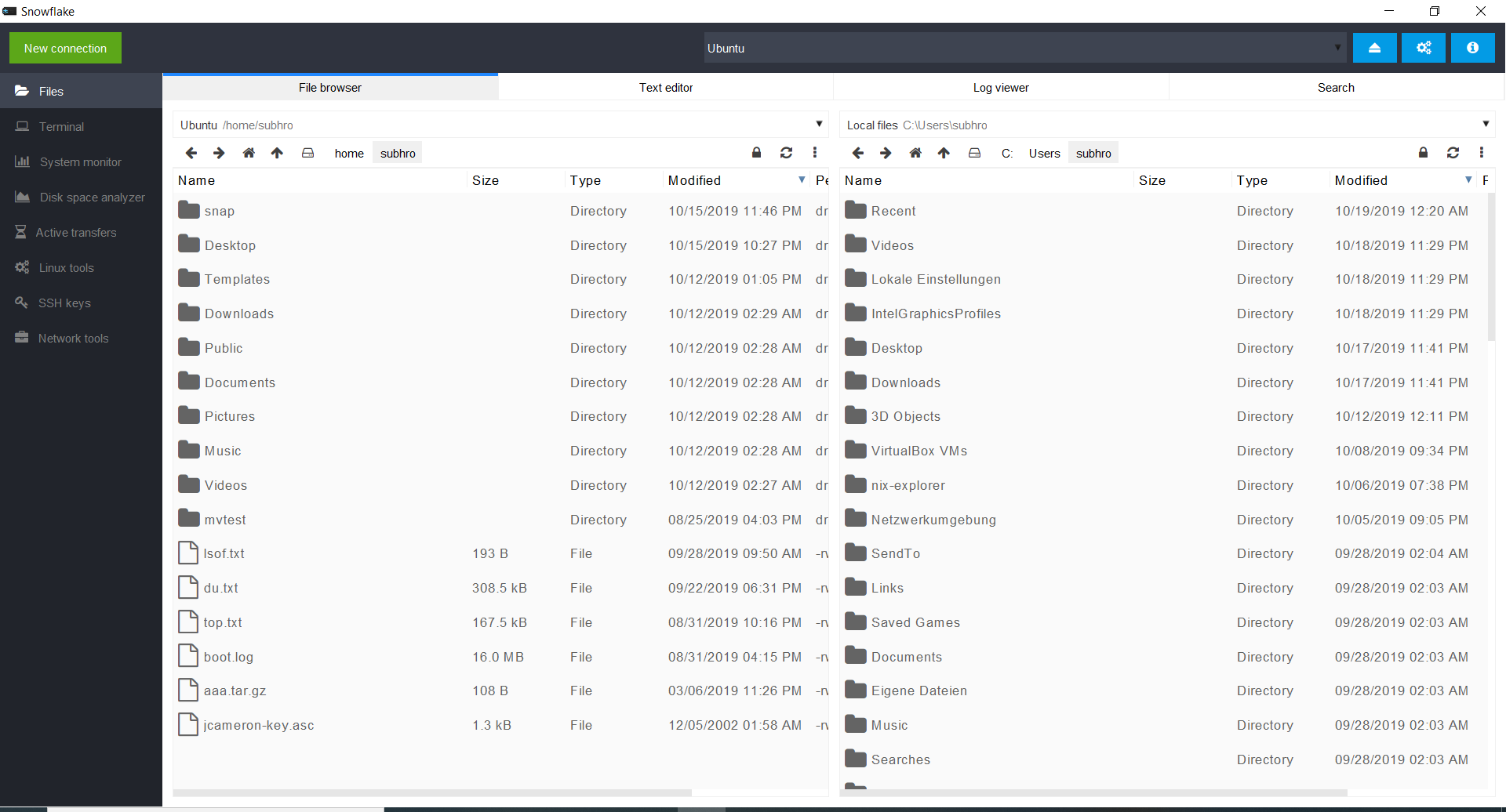 como-instalar-o-snowflake-ssh-sftp-client-um-cliente-grafico-sftp-no-ubuntu-linux-mint-fedora-debian