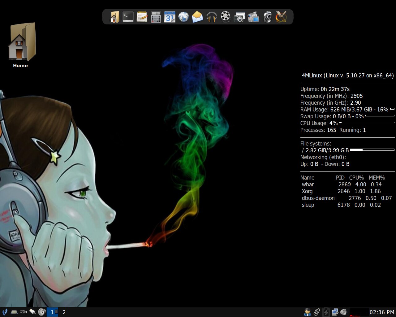 Lançada distribuição 4MLinux 37.0 com Linux Kernel 5.10 LTS e suporte Reiser4