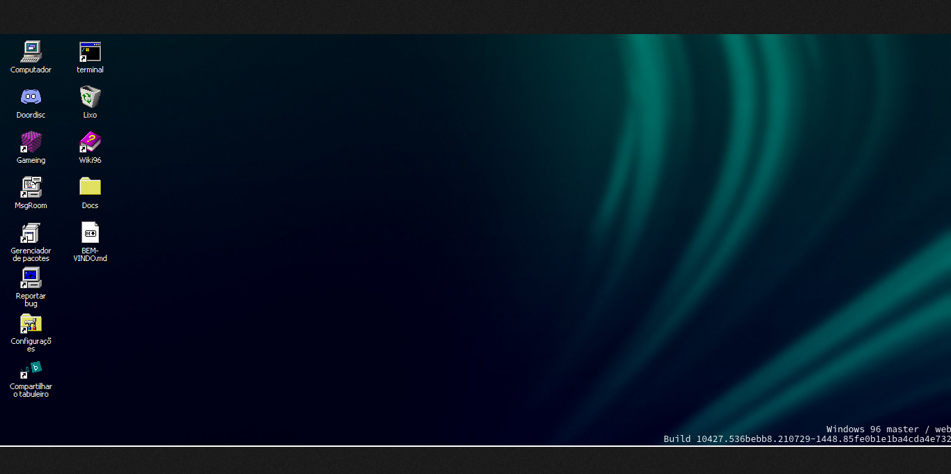 Windows 96 é uma paródia do Windows na web que busca ser útil e poderoso