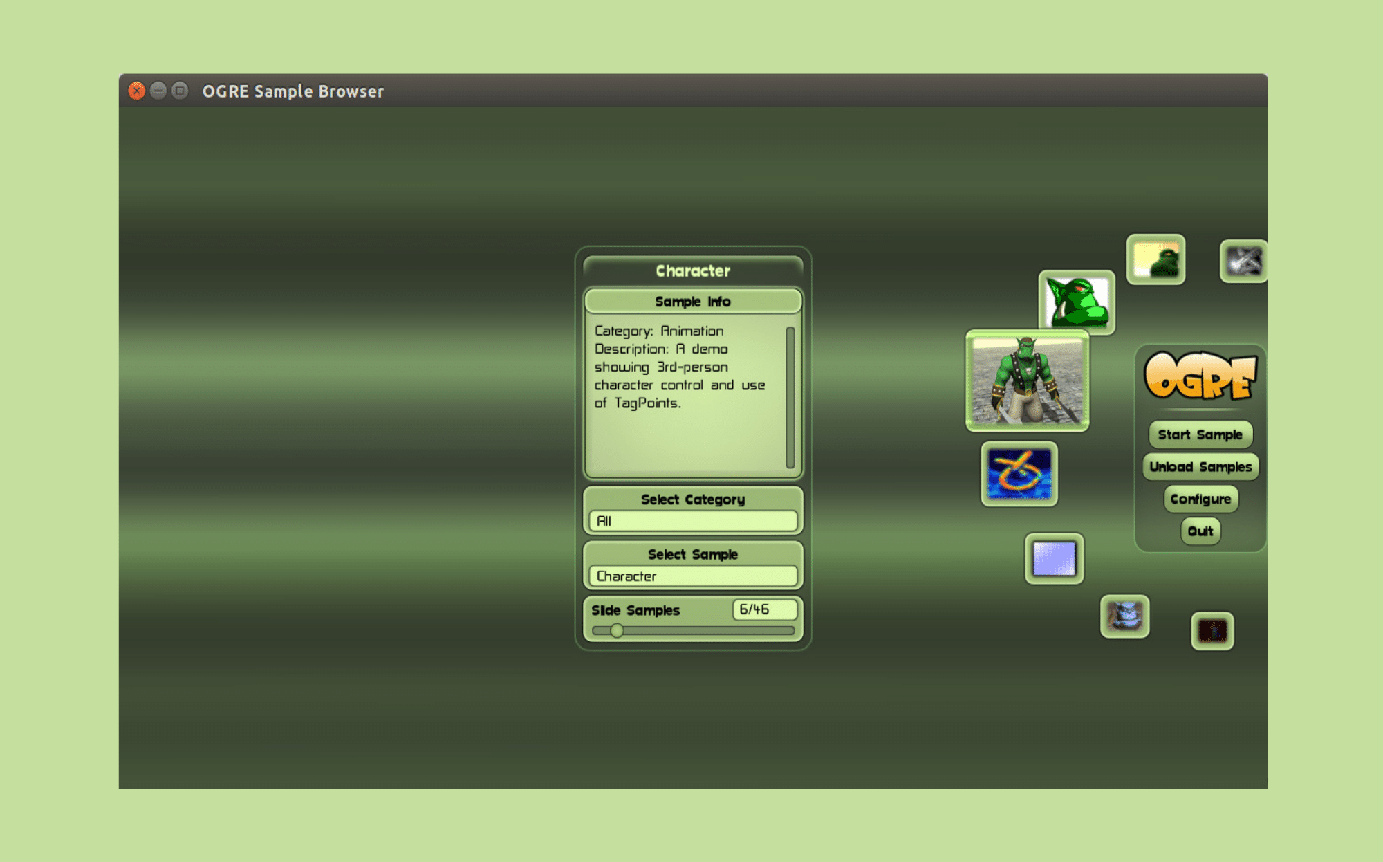 como-instalar-o-ogre-sample-browser-um-mecanismo-de-renderizacao-grafica-no-ubuntu-linux-mint-fedora-debian